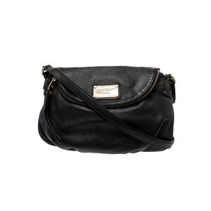 Preowned Marc by Marc Jacobs Black Leather Classic Q Natasha Crossbody Bag